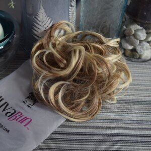 Brand New Juva Bun Dark Blonde with Highlights 'Beach'